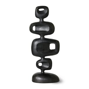 Skulptur Aluminium Heavy Black