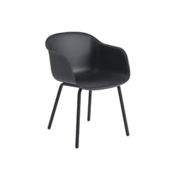 Fiber Outdoor Armchair - Anthracite Black