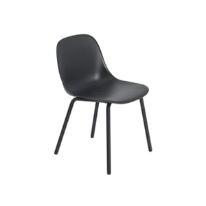 Fiber Outdoor Side Chair - Anthracite Black