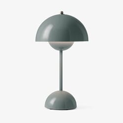 Flowerpot VP9 Oppladbar Lampe  Stone Blue