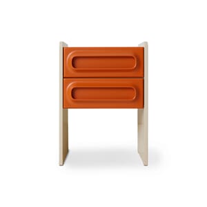 Nattbord Space Orange/Cream
