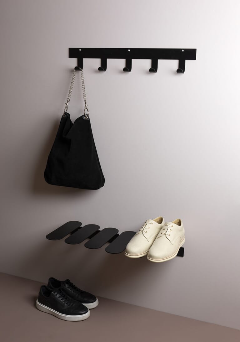 Smart og stilig oppbevaring til gangen