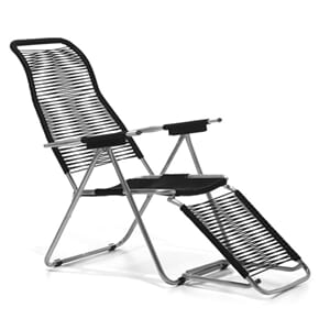 Spagetti Solstol Svart