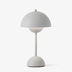 Flowerpot VP9 Oppladbar Lampe Matt Light Grey