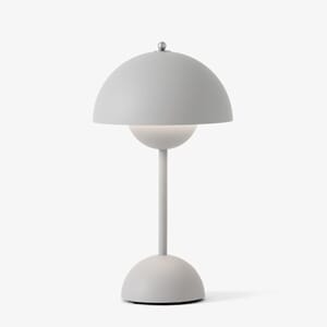 Flowerpot VP9 Oppladbar Lampe Matt Light Grey