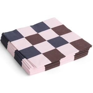 Pattern Servietter Light Pink, Bordeaux, Black