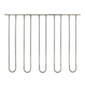 Vinglasshylle Stilio Antikk sølvfinish