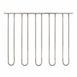 Vinglasshylle Stilio Antikk sølvfinish