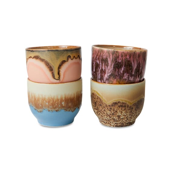70s ceramics café cups lagoon (set of 4) (KST0001).jpg