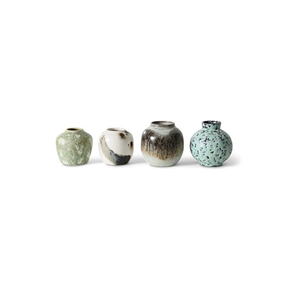 70s ceramics small vases, canyon (set of 4) (AVC0004)al.jpg