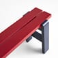 AD127-C953-AN02_Weekday Bench Duo L111 x 23 x H45 cm wine red wb lacquered pinewood  benchtop_steel blue wb lacquered pinewood frame_detail 02.jpg