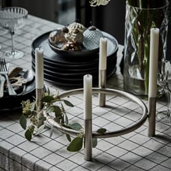 Adventslysestake Maxi Antikk Sølv