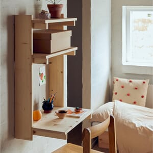 Beam Vegghylle m/skrivebord 3