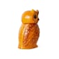 Ceramic owl jar tangerine (ACE7288)s.jpg