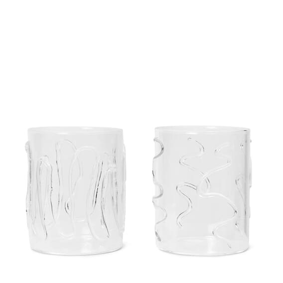 Doodle Glass Tall Clear (1104267321.jpg