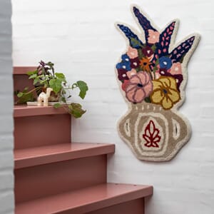 Flower Vase Teppe 75x55cm