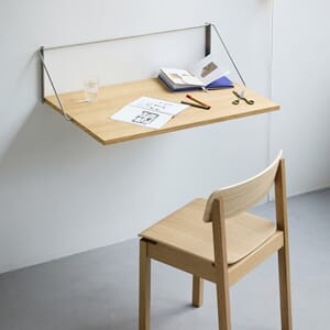 Foldbart Skrivebord Eik