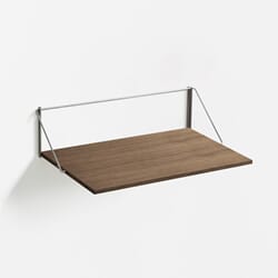 Foldbart Skrivebord Røkt Eik