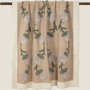 Ullpledd Fane White 150x190 cm