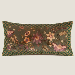 Putetrekk Frati Floral Green 30x60 cm