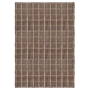 Gulvteppe Strata Braided Jute Brown