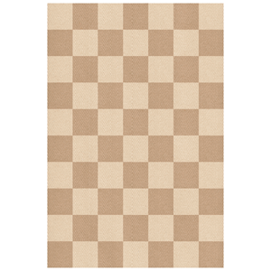 Gulvteppe The Sicilian Checked Natural