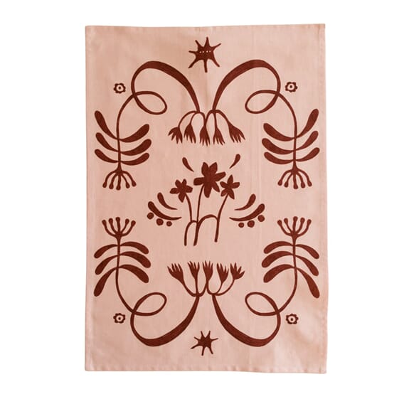 Kjøkkenhåndkle Høytid Rosa .jpg