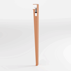 Tiptoe Leg Ash Pink 75cm