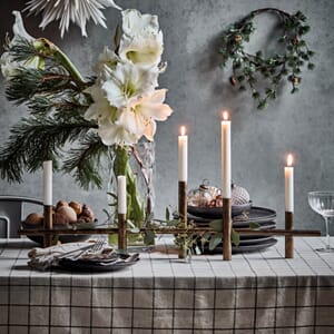 Lysestake Maxi Antikk Messing L:80