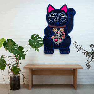 Lucky Teppe Blue 100x60cm