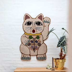 Lucky Teppe Cream 100x60cm