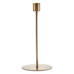 Lysestake Anit Antikk messing H:20