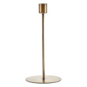 Lysestake Anit Antikk messing H:20