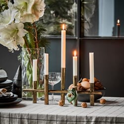 Lysestake Maxi Antikk Messing L:45