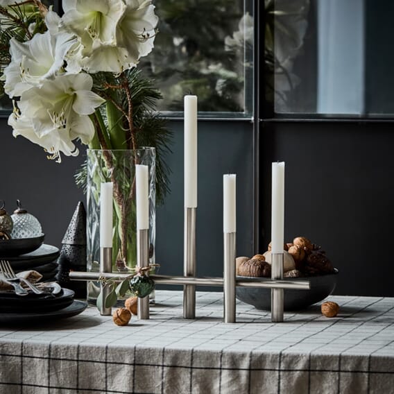 Lysestake Maxi Antikk Sølv L45  (2).jpg