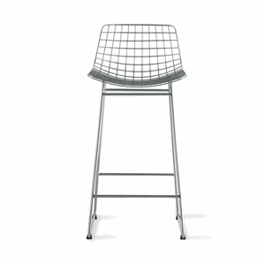 Metal wire bar stool silver (MZM4916)2.png