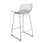Metal wire bar stool silver (MZM4916)3.png