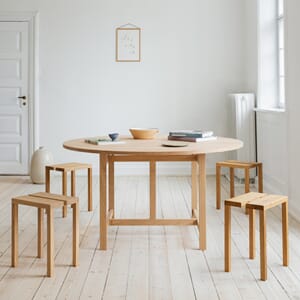 Moebe Round Dining Table Ø130 Oak