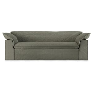 Sofa Nomad: 244cm Linen Army Green