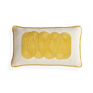 Pompiduo Path Pillow - Yellow