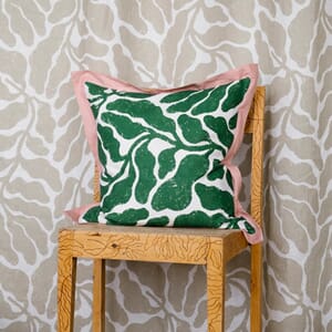 Putetrekk Lin Leaves 48x48