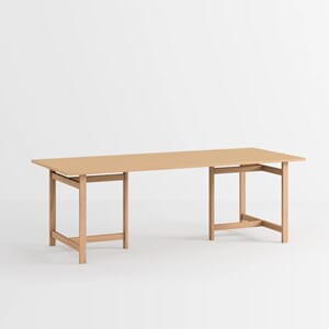 Rectangular Spisebord 220x90 Muted Peach