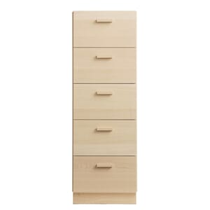 Relief Kommode Høy m/sokkel Ash