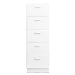 Relief Kommode Høy m/sokkel White