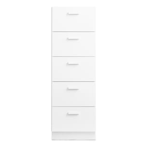 Relief Kommode Høy m/sokkel White