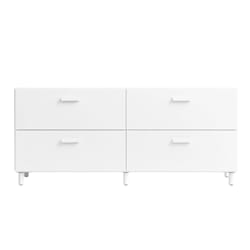 Relief Kommode Lav m/ben White