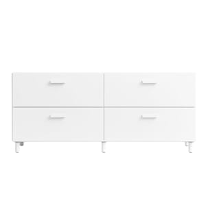 Relief Kommode Lav White