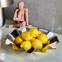 Skål Flood Børstet Sølv