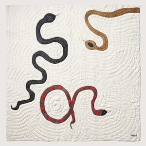 Snake Sengeteppe 265x260cm