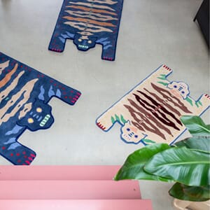 Soulmates Gulvteppe Blue/Cream